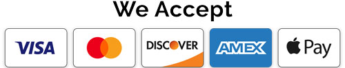 We Accept These Payment Types