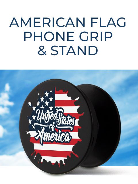 American flag phone grip