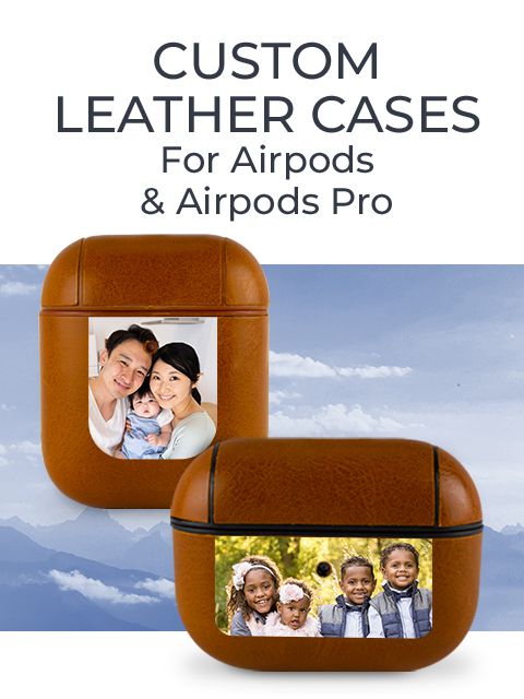 leather custom cases for airpods and airpods pro