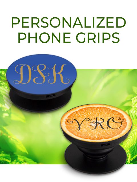 Personalized phone grips