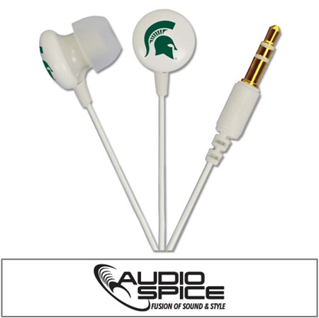 Michigan State Spartans Ignition Earbuds
