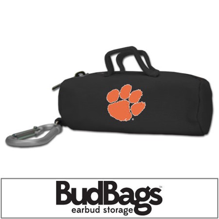 Clemson Tigers BudBag Earbud Storage
