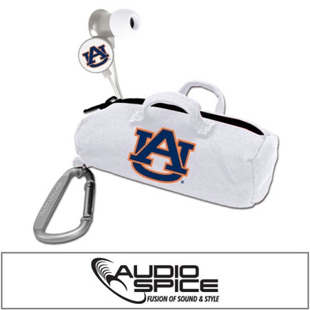 Auburn Tigers Scorch Earbuds with BudBag
