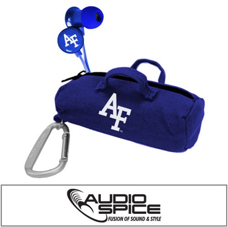 Air Force Falcons Scorch Earbuds with BudBag
