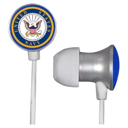 
US NAVY Scorch Earbuds + Mic with BudBag