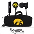 Iowa Hawkeyes Scorch Earbuds  + Mic with BudBag
