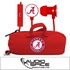 Alabama Crimson Tide Scorch Earbuds + Mic with BudBag
