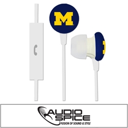 
Michigan Wolverines Ignition Earbuds + Mic