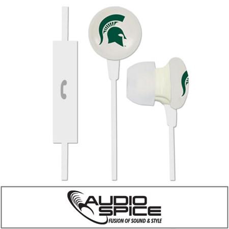 Michigan State Spartans Ignition Earbuds + Mic
