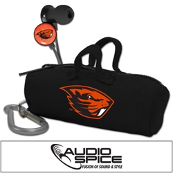 
Oregon State Beavers Scorch Earbuds with BudBag 