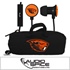Oregon State Beavers Scorch Earbuds  + Mic with BudBag
