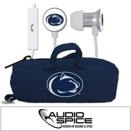 Penn State Nittany Lions Scorch Earbuds + Mic with BudBag
