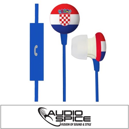 Croatia Ignition Earbuds + Mic
