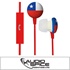 Chile Ignition Earbuds + Mic
