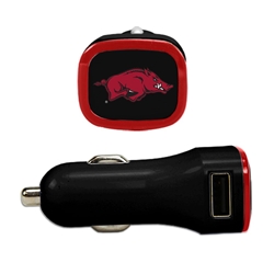
Arkansas Razorbacks USB Car Charger