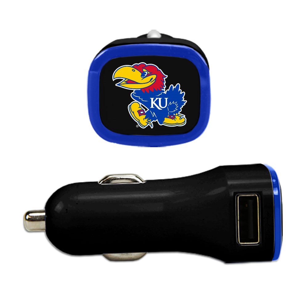 Kansas Jayhawks USB Car Charger MobileMars