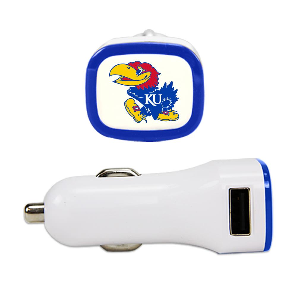 Kansas Jayhawks USB Car Charger MobileMars