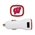 Wisconsin Badgers "W" USB Car Charger
