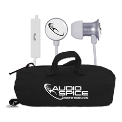 
AudioSpice Scorch Earbuds + Mic with BudBag
