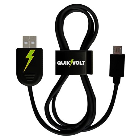 QuikVolt Micro USB Cable with QuikClip
