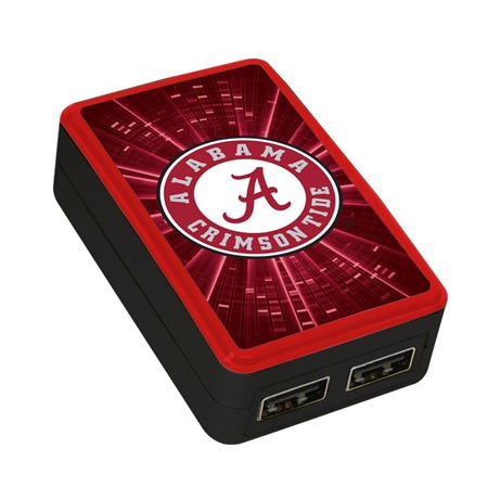 Alabama Crimson Tide WP-200X Dual-Port USB Wall Charger
