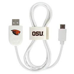 
Oregon State Beavers Micro USB Cable with QuikClip