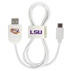 
LSU Tigers Micro USB Cable with QuikClip