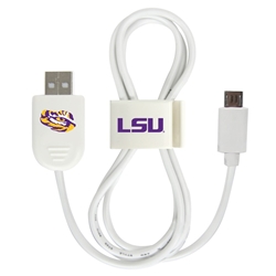 
LSU Tigers Micro USB Cable with QuikClip