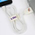 LSU Tigers Micro USB Cable with QuikClip
