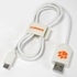 Clemson Tigers Micro USB Cable with QuikClip
