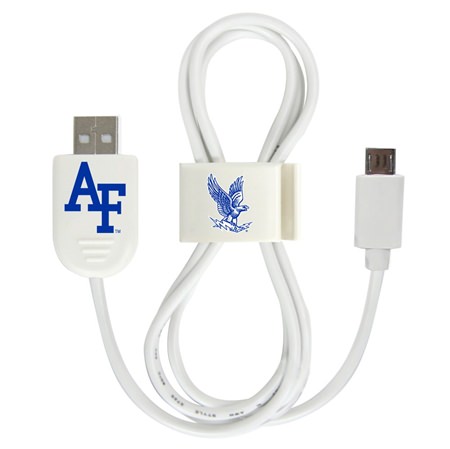 Air Force Falcons Micro USB Cable with QuikClip
