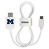 Michigan Wolverines Micro USB Cable with QuikClip
