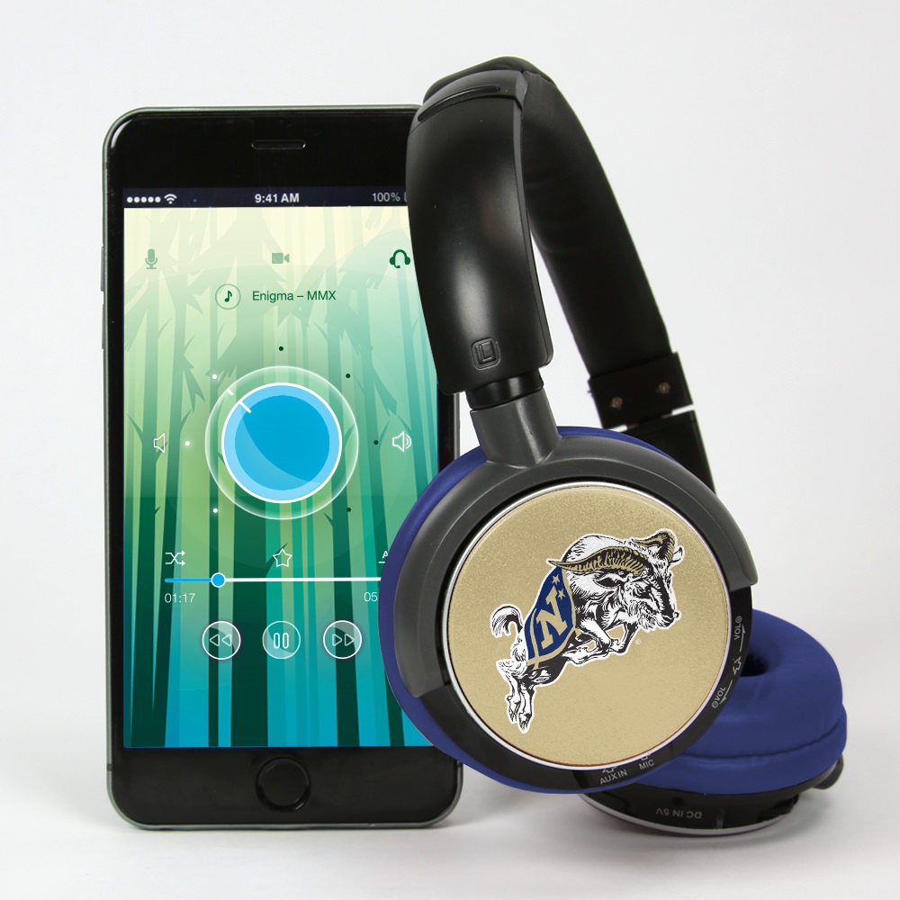 Navy Midshipmen Sonic Jam Bluetooth® Headphones MobileMars
