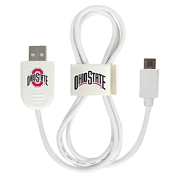 
Ohio State Buckeyes Micro USB Cable with QuikClip