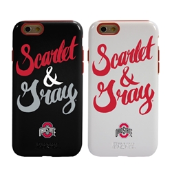 
Guard Dog Ohio State Buckeyes Scarlet & Gray Hybrid Phone Case for iPhone 6 / 6s 