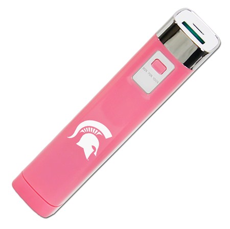 Michigan State Spartans Pink APU 2200LS USB Mobile Charger
