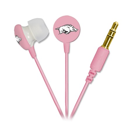 Arkansas Razorbacks Pink Ignition Earbuds
