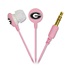 Georgia Bulldogs Pink Ignition Earbuds
