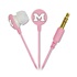 Michigan Wolverines Pink Ignition Earbuds
