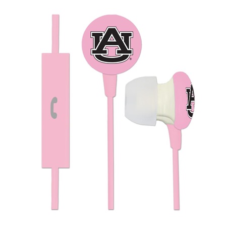 Auburn Tigers Pink Ignition Earbuds + Mic
