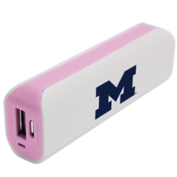 
Michigan Wolverines Pink APU 1800GS USB Mobile Charger