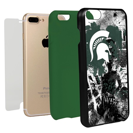 Guard Dog Michigan State Spartans PD Spirit Hybrid Phone Case for iPhone 7 Plus/8 Plus 
