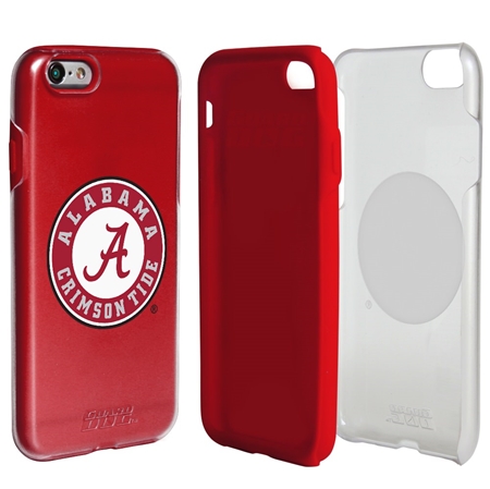 Guard Dog Alabama Crimson Tide Clear Hybrid Phone Case for iPhone 7/8/SE 
