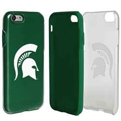 
Guard Dog Michigan State Spartans Clear Hybrid Phone Case for iPhone 7/8/SE 