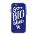 Guard Dog Kentucky Wildcats Go Big Blue Clear Hybrid Phone Case for iPhone 7/8/SE 
