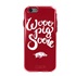 Guard Dog Arkansas Razorbacks Wooo Pig Sooie Clear Hybrid Phone Case for iPhone 6 Plus / 6s Plus 
