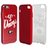 Guard Dog Georgia Bulldogs Go Dawgs Clear Hybrid Phone Case for iPhone 6 Plus / 6s Plus 
