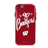 Guard Dog Wisconsin Badgers Go Badgers Clear Hybrid Phone Case for iPhone 6 Plus / 6s Plus 
