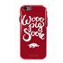 Guard Dog Arkansas Razorbacks Wooo Pig Sooie Clear Hybrid Phone Case for iPhone 6 / 6s 

