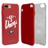 Guard Dog Georgia Bulldogs Go Dawgs Clear Hybrid Phone Case for iPhone 7 Plus/8 Plus 
